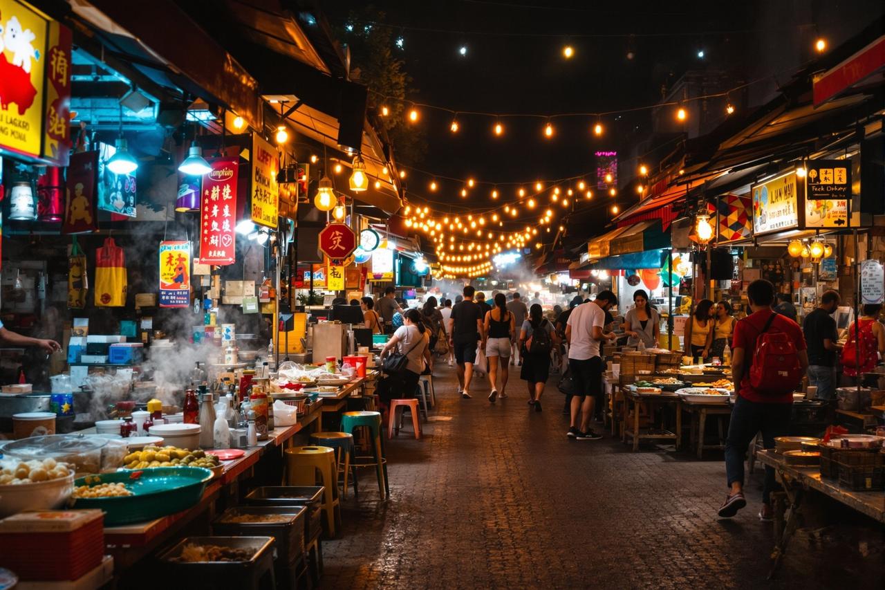 清迈夜市:味蕾的狂欢 - 番茄影视 清迈夜市:味蕾的狂欢